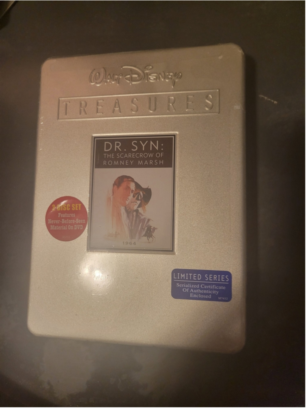 Walt Disney Treasures Dr. Syn Tin Collector Tin DVD Sealed
